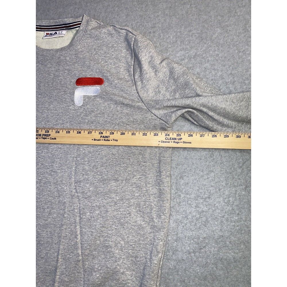 Fila Sweatshirt Vintage‎ Sweater, Grey, Mens XL - Picture 8 of 9